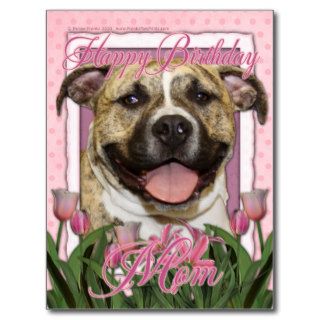 Happy Birthday Mom   Pitbull   Tigger Postcards