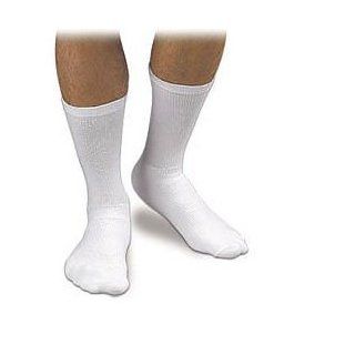 CoolMax Athletic Sock 20 30 mmHg, Crew, White Small Health & Personal Care