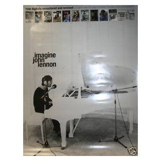 The Beatles JOHN LENNON Imagine playing the piano POSTER (1080)  Other Products  