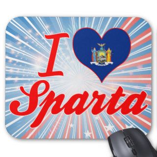 I Love Sparta, New York Mousepads