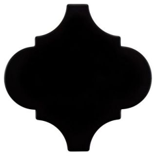 Merola Tile Provenzale Lantern Black 8 in. x 8 in. Porcelain Floor and Wall Tile (4  Pack) FNU8LPBK