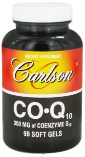 Carlson Labs   Co Q10 300 mg.   90 Softgels