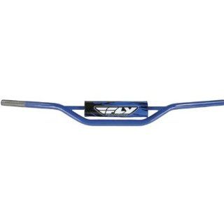 Fly Racing 1010 Carbon Steel Handlebar   Yamaha Bend   Blue , Color Blue, Handle Bar Size 7/8in. MOT 107X PC BL Automotive