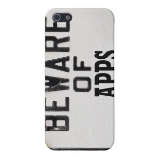 Cool Unique Beware of Apps iPhone 4 Speck Case Gif Cases For iPhone 5