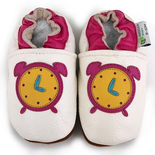 Clock Leather Baby Shoes Augusta Products Girls' Shoes