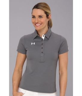 Under Armour Golf Coaches Polo II Womens Short Sleeve Knit (Gray)