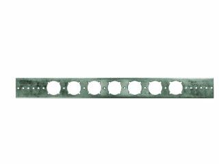 Holdrite 103 26 Galvanized Steel Support Bracket with 1 3/8 Inch Keyed Holes to be Integrated with No.701 or No.704 PEX Turnout, Pack of 50   Shelving Hardware  