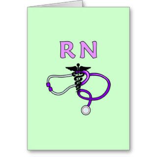 RN Stethoscope Cards