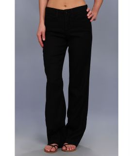 NYDJ Wylie Trouser Linen Blend Womens Casual Pants (Black)