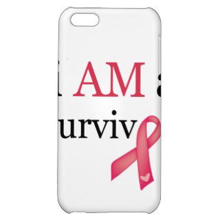 i AM a survivor (Red) iPhone 5C Cases