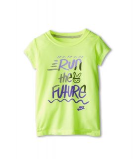Nike Kids Run the Future Tee Girls T Shirt (Gray)