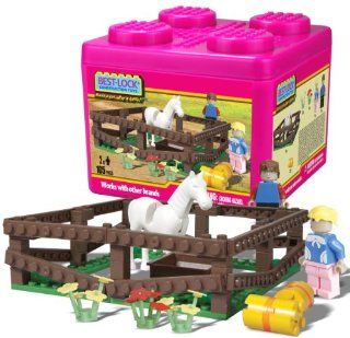 Best Lock Construction Toys 105 pcs Farm Set Toys & Games
