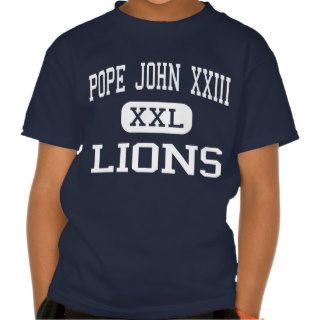 Pope John XXIII   Lions   High   Sparta New Jersey T shirt