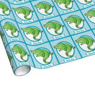 Personalized Baby Boy Wrapping Paper
