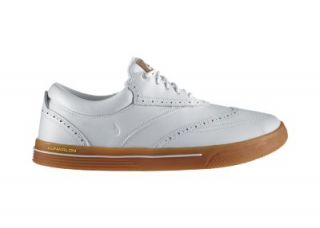 Nike Lunar Swingtip Leather Mens Golf Shoes   White
