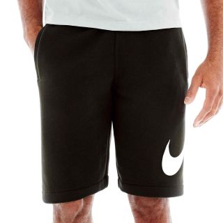 Nike Club Shorts, Black/White, Mens