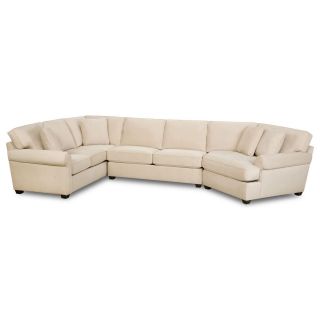 Possibilities Roll Arm 3 pc. Left Arm Sofa Sectional, Buckwheat