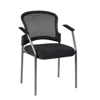 OSP Designs ProGrid Contour Back Visitors Chair with Arms 86710 30