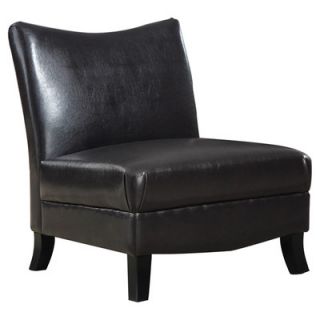 Monarch Specialties Inc. Leather Slipper Chair I 8046