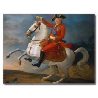 Equestrian Portrait of Louis XVI  1791 Post Card