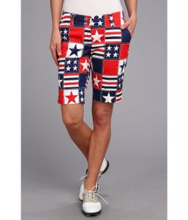 Loudmouth Golf Betsy Ross Short Womens Shorts (Multi)
