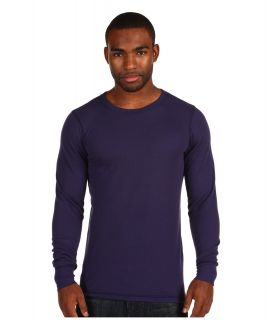 Alternative Apparel Thermal L/S Crew Mens Long Sleeve Pullover (Blue)