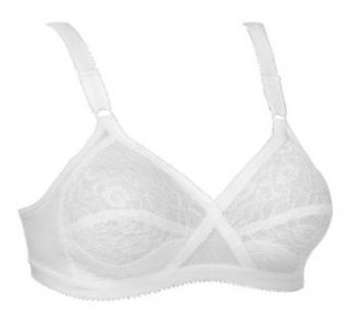 Cross Your Heart Lace Soft Cup Style # 121 121 50C White Bras