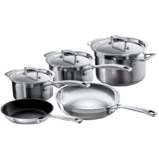 Le Creuset 8 pc. Tri Ply Stainless Steel Cookware Set