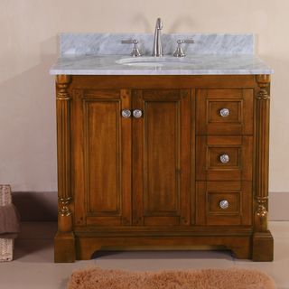 Virtu Megan 37 inch Single sink Vanity Set Other Size Single Vanities