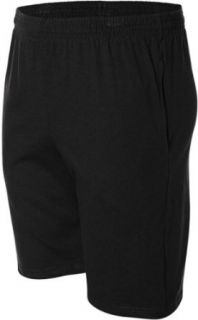 Anvil Heavyweight Gym Shorts. 122   Black 122 L  Athletic Shorts  Clothing