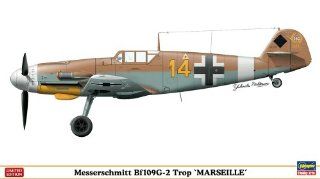 09952 1/48 Messerschmitt BF109G 2 Trop "Marseille" LE Toys & Games