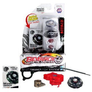 Hasbro Year 2011 Beyblade Metal Masters High Performance Battle Tops   Attack 90WF BB 122 BAKUSHIN SUSANOW with Face Bolt, Befall Energy Ring, Bakushin Fusion Wheel, 90 Spin Track, WF Performance Tip and Ripcord Launcher Plus Online Code Toys & Games