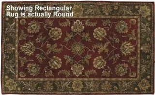 Surya Attar A 109 5 by 8 Rug, Red   Hand Tufted Rugs