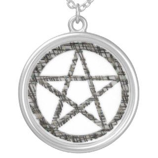 Pentacles Silver Custom Necklace