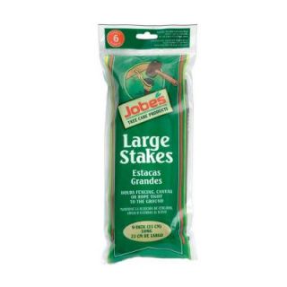 Jobes 9 in. Large Stakes (6 Pack) 5252
