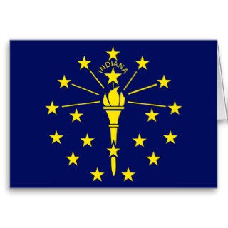 State Flag of Indiana Card
