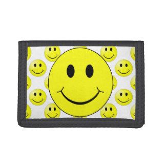 Smiley Face Trifold Wallet