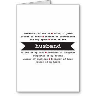 husband happy anniversary card