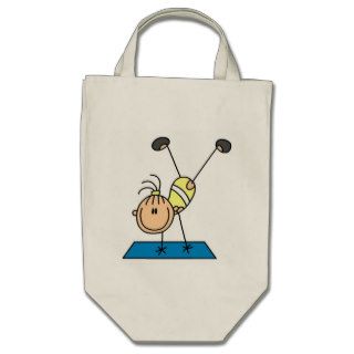 Stick Girl Doing Flips Tshirts and Gifts Tote Bag