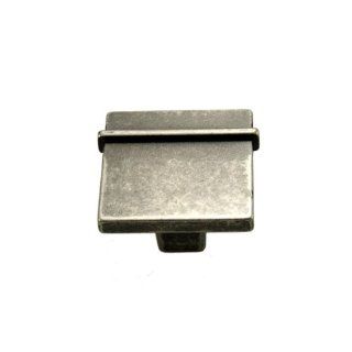 1 1/4" x 1 1/4" Square Knob (RKICK131WN)   Cabinet And Furniture Knobs  