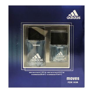 Adidas Moves Men's 2 piece Fragrance Gift Set Adidas Men's Fragrances