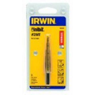 Irwin 2MT 4 mm   12 mm in. 2 mm Increments 5 Hole Sizes Unibit Step Drill Bit 16102