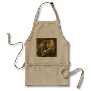 Van Gogh Old Man with Head in Hands (F998) Apron