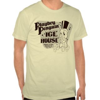 Playboy Penguin Ice House Tshirts