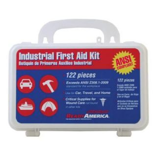 Ready America 122  Pieces Industrial First Aid Kit 74016