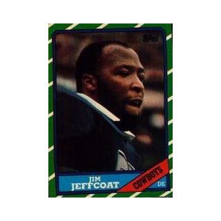 1986 Topps #134 Jim Jeffcoat Sports Collectibles