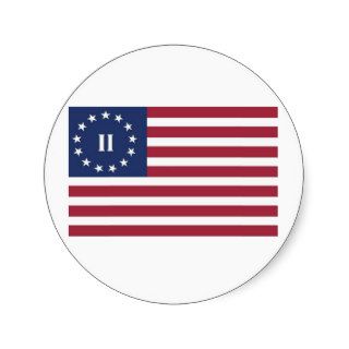 Flag  of the Second American Revolution Stickers