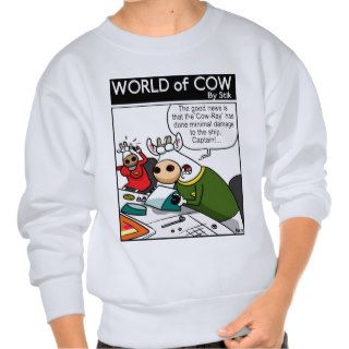 The "COW RAY" Pull Over Sweatshirt