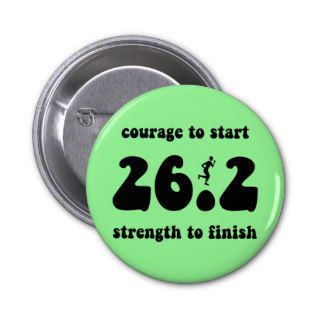 Inspirational marathon pins