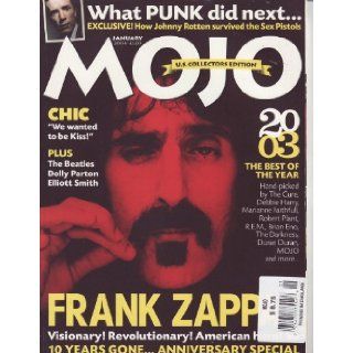 Mojo Magazine   January 2004   # 122   Frank Zappa Mojo Magazine Books